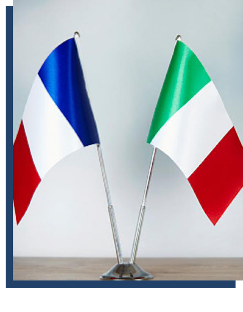 italiano y frances